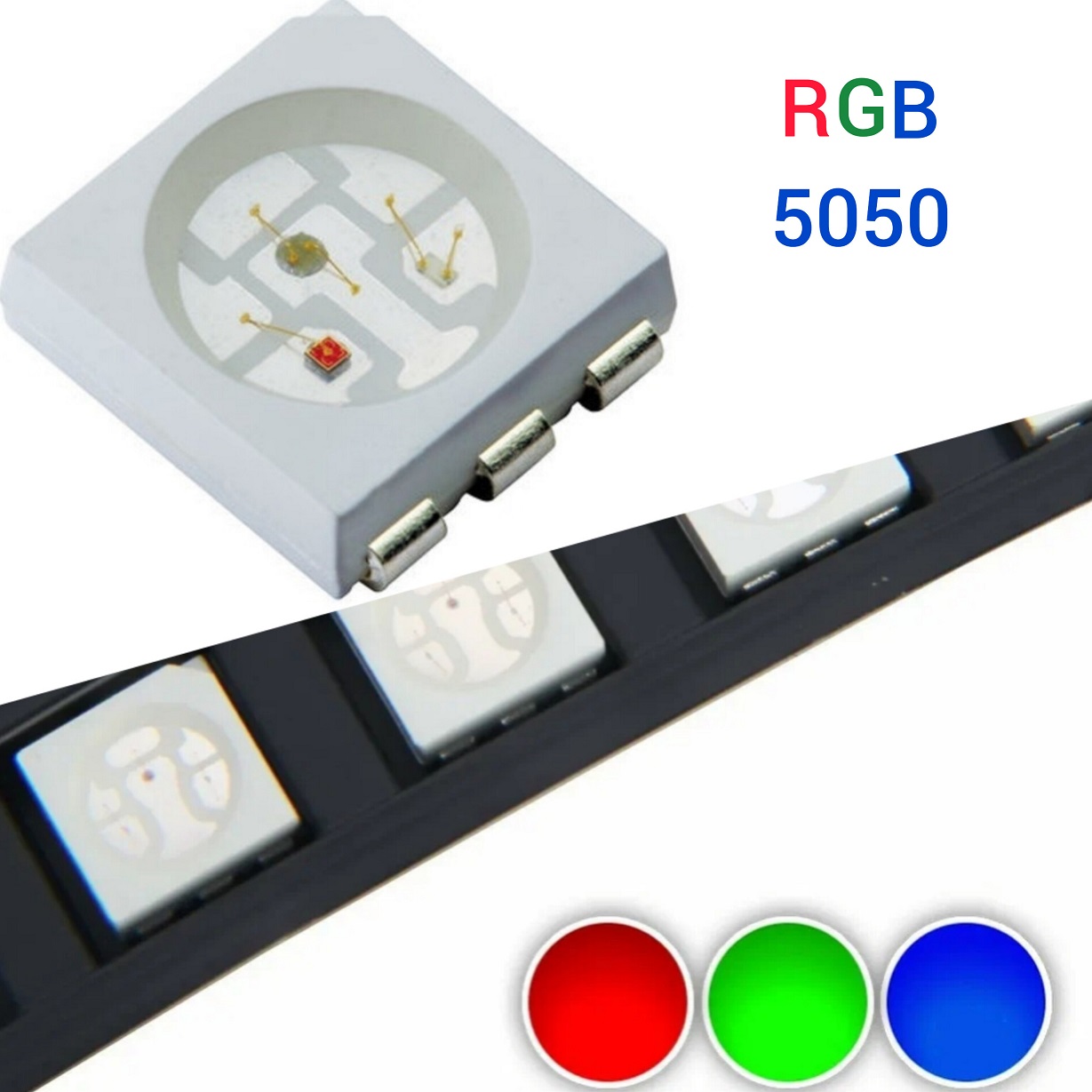 RGB-светодиод типоразмера 5050